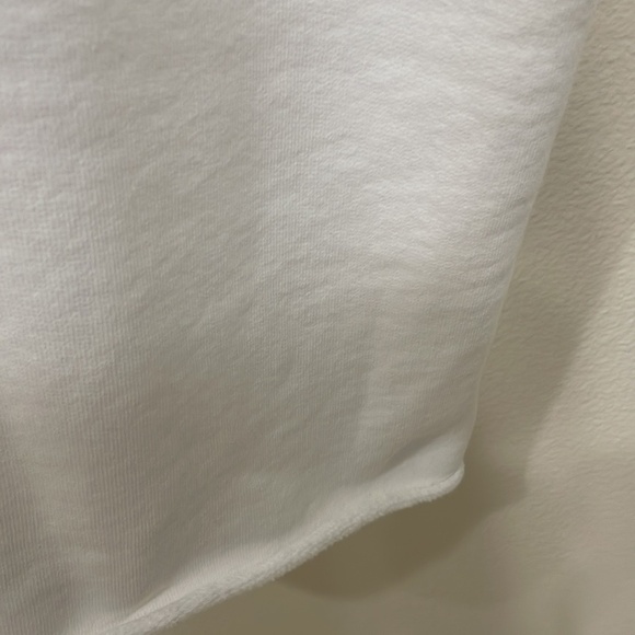 Frank & Eileen White Raw Edge Short Sleeve Polo Shirt—GREAT!! Excl. Condition—M - Picture 6 of 8